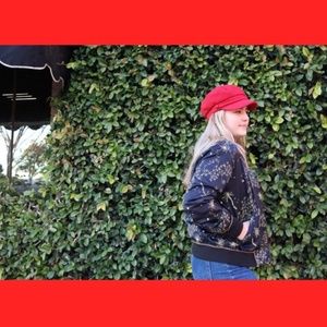 Urban Outfitters Embroidered Constellation Bomber